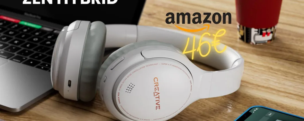 Cuffie wireless di OTTIMA qualità: le CREATIVE Zen Hybrid a 46€