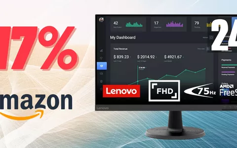 Black Friday: Lenovo D24-45 Monitor ora in OFFERTA su Amazon!