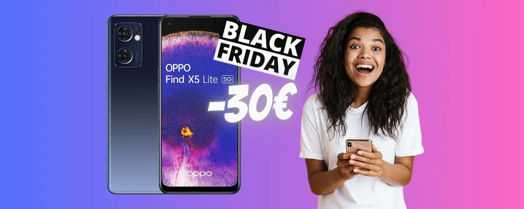 OPPO Find X5 Lite: versione da 256GB con tripla fotocamera (-30€)