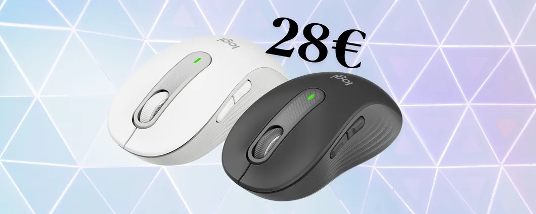 Logitech Signature M650: il mouse wireless ergonomico dal costo irrisorio, ora 28€