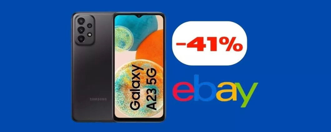 SUPER SALDI su eBay: Samsung Galaxy A23 SCONTATO del 41%