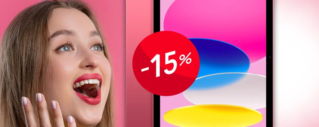 Apple iPad Rosa da 10 pollici: 60€ DI SCONTO immediato su Amazon