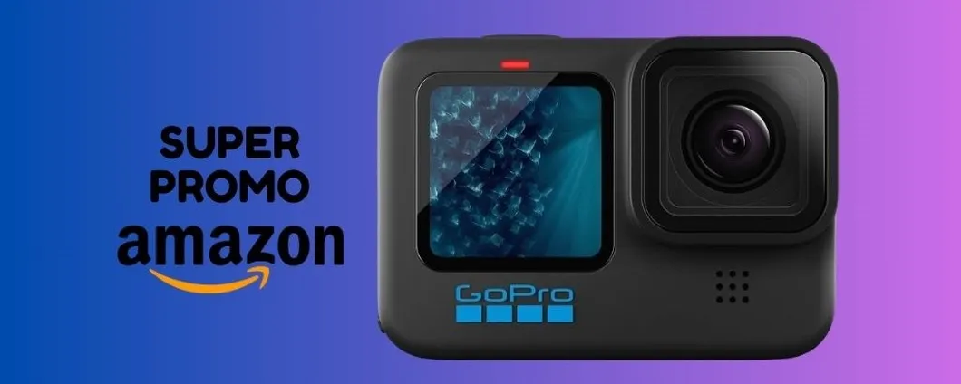 SUPER PROMO Amazon per la GoPro HERO9, risparmi 169 euro!