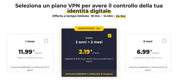 offerta CyberGhost VPN