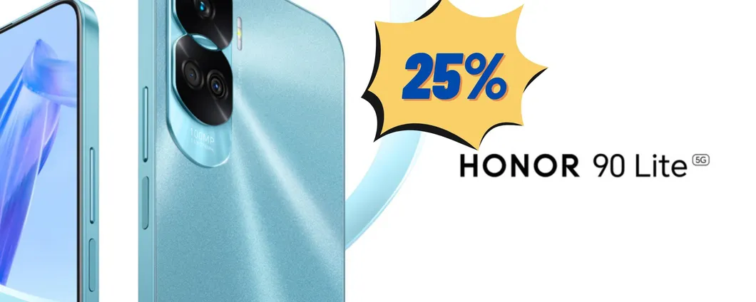 Honor 90 Lite 5G: MAXI RISPARMIO di 70€ sullo smartphone!