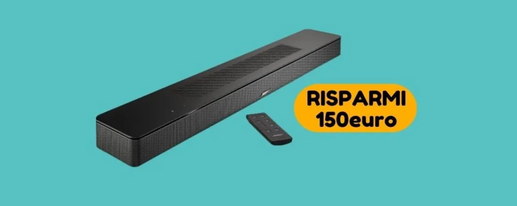 Bose Soundbar 550 Dolby Atmos in SUPER PROMO (risparmi 150 euro)