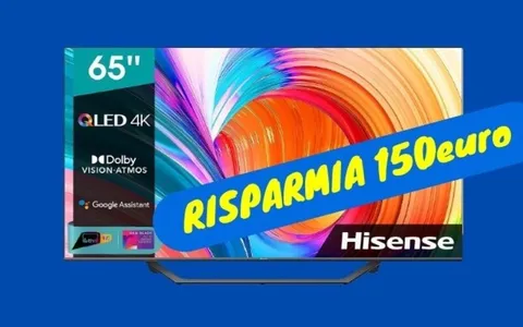 Come al cinema con la tv Hisense da 65 pollici, ORA IN PROMO su Amazon