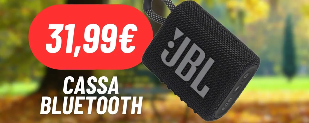 Musica e intrattenimento ovunque e con alta qualità: CASSA JBL al 29% di SCONTO