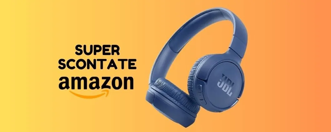 OUTLET AMAZON: cuffie JBL Tune 510BT scontate del 43%, le paghi meno di 30 euro!