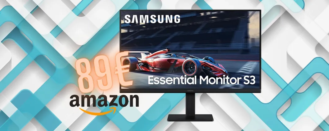 Solo 89€ per il monitor Samsung da 24 pollici con refresh rate a 100Hz