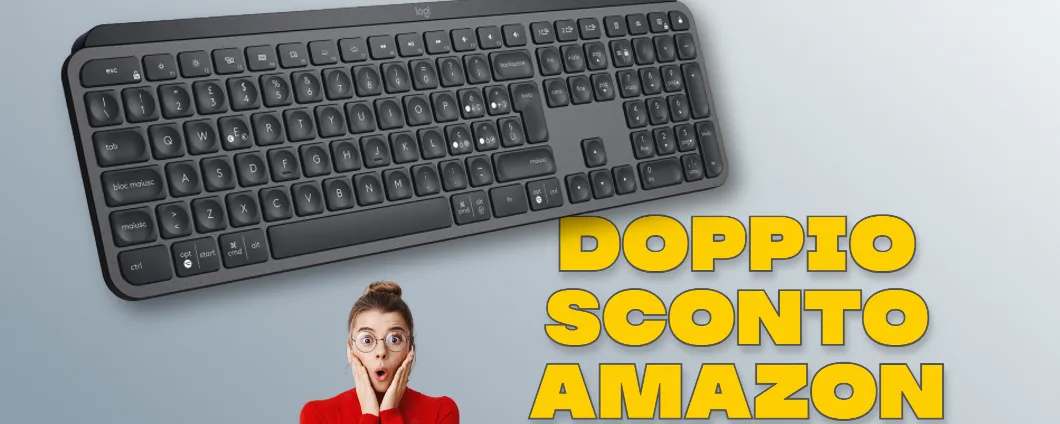 Logitech MX Keys da IMPAZZIRE su Amazon: tua a meno di 75€
