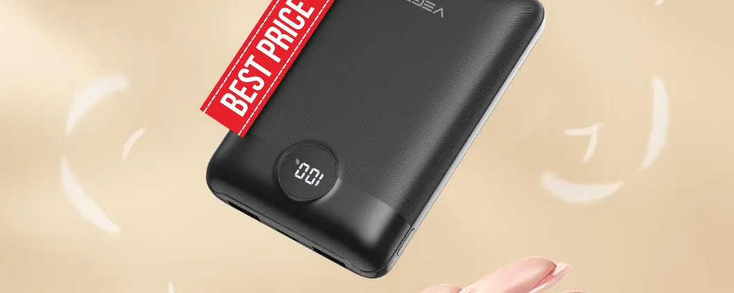 Piccola e perfetta per i viaggi: Power Bank da 20000mAh a soli 22€ su Amazon!