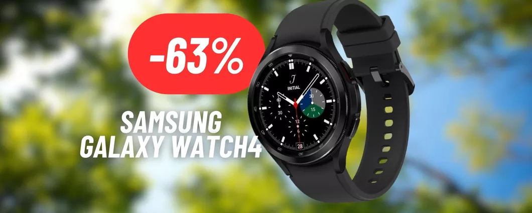 Il Samsung Galaxy Watch4 è uno smartwatch eccellente ed è SCONTATISSIMO su Amazon: -63%