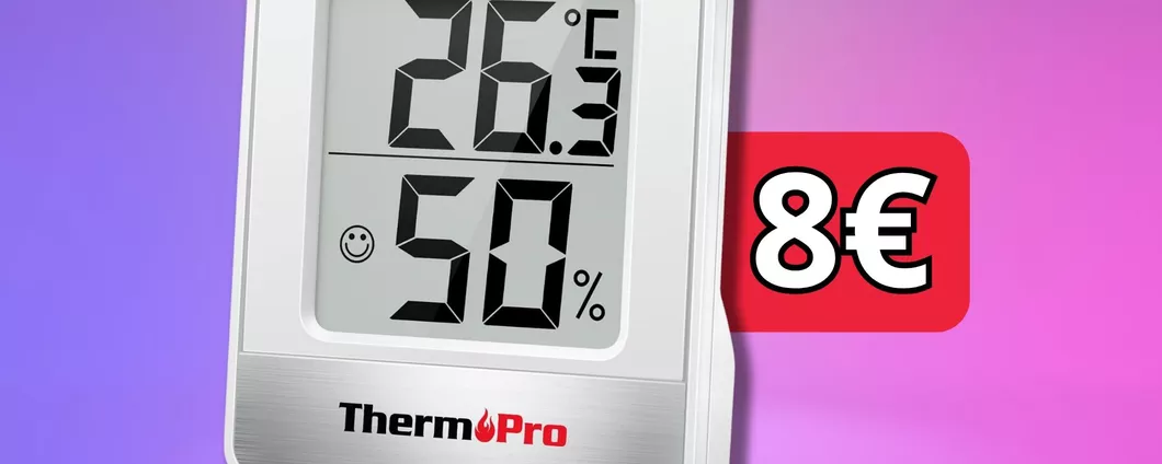 SOLO 8€ per controllare umidità e temperatura in casa: scopri IGROMETRO su Amazon!
