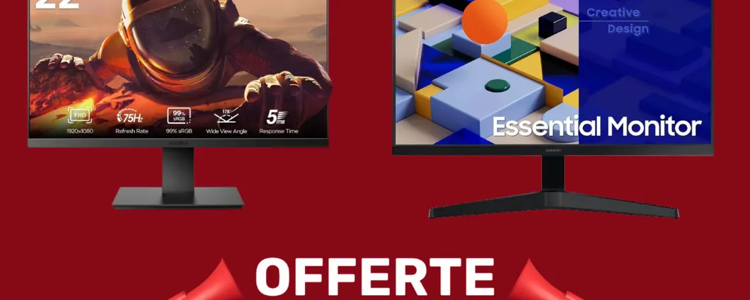 Le OFFERTE BOMBA di Amazon sui Monitor per PC TOP DI GAMMA