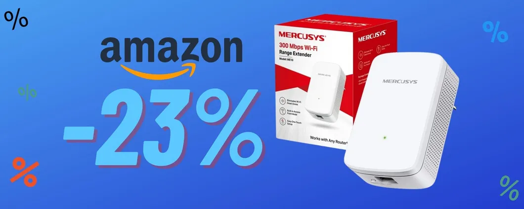 Black Friday: Ripetitore Wireless TP-Link Mercusys in OFFERTA a soli 9,99€