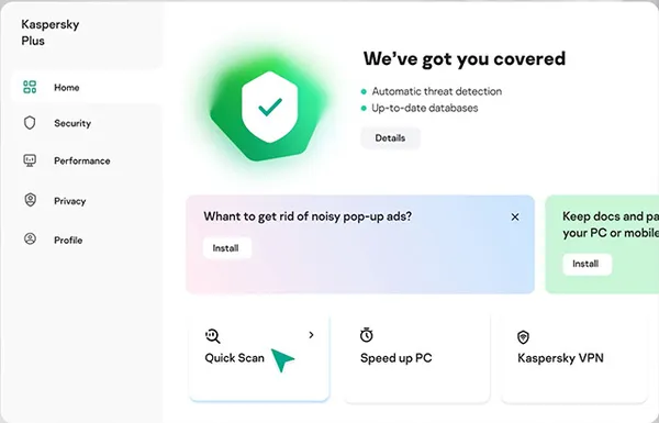 kaspersky plus panel