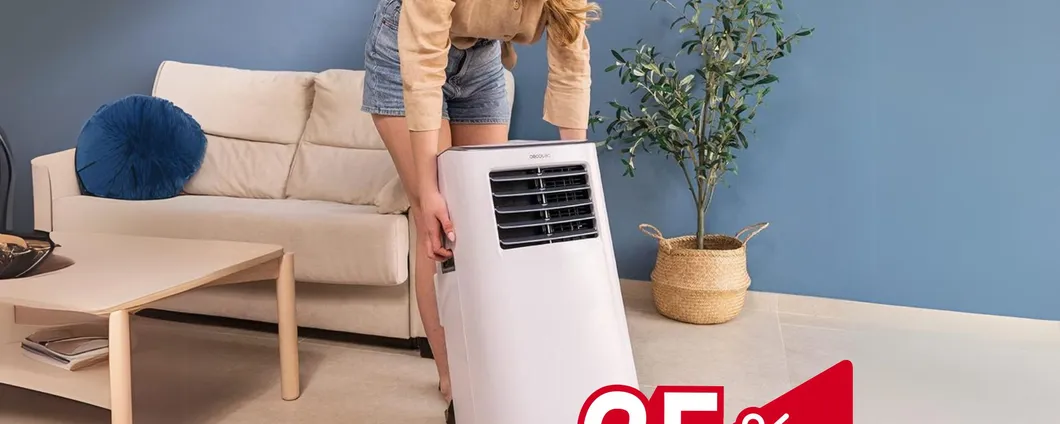 Condizionatore portatile: lo sporti OVUNQUE e costa POCHISSIMO su Amazon!