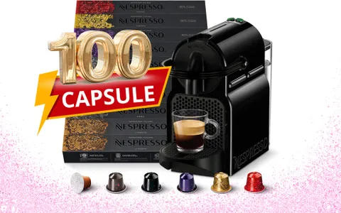 IN REGALO 100 CAPSULE: Nespresso Inissia al minimo storico su Amazon!