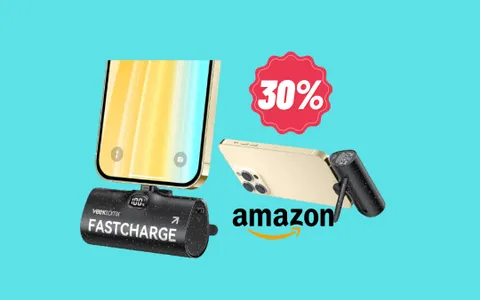 iPhone sempre carico con il Power Bank da 5000 mAh IN MEGA SCONTO