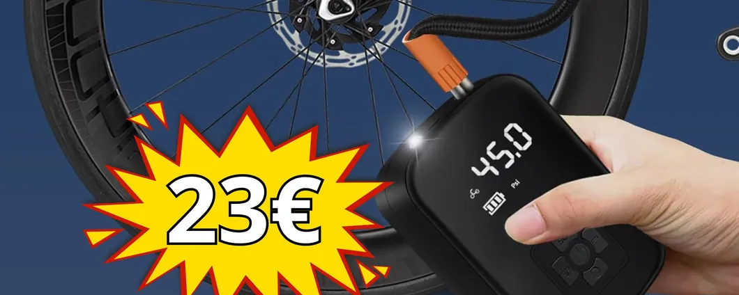 Mini Compressore ad aria portatile per auto: SOLO 23€ ed è versatile e potente!