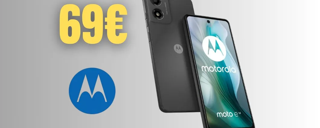 Motorola E14: smartphone affidabile con batteria da 5000 mAh e display HD+, l'entry level DEFINITIVO a meno di 70€