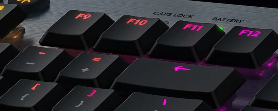 Tastiera Gaming Wireless RGB di Logitech con switch GL-Tactile: quasi 100 euro di sconto su Amazon