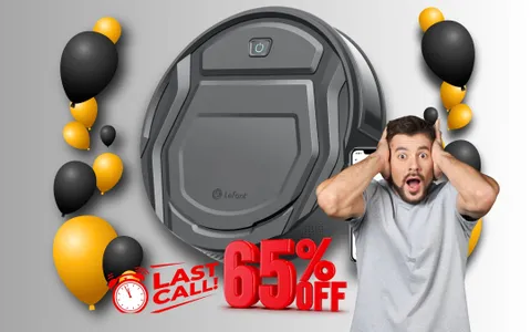 LEFANT Robot Aspirapolvere: PREZZO PAZZO di soli 89€ per il Black Friday