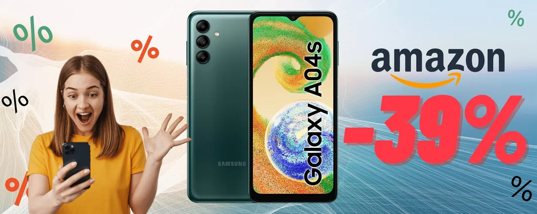 Passa al MEGLIO con lo Smartphone Samsung Galaxy A04S in OFFERTISSIMA!