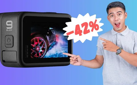 GoPro HERO9 a un PREZZO da CAPOGIRO su Amazon (-42%)