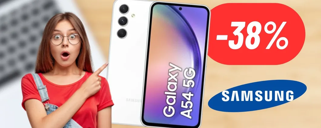 Il Samsung Galaxy A54 è SCONTATISSIMO: prezzo da Best Buy (-38%)