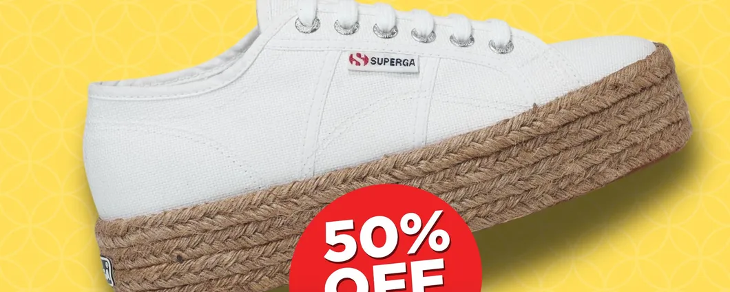 ICONICHE scarpe SUPERGA con zeppa a soli 37€: scoprile in PROMO su eBay!