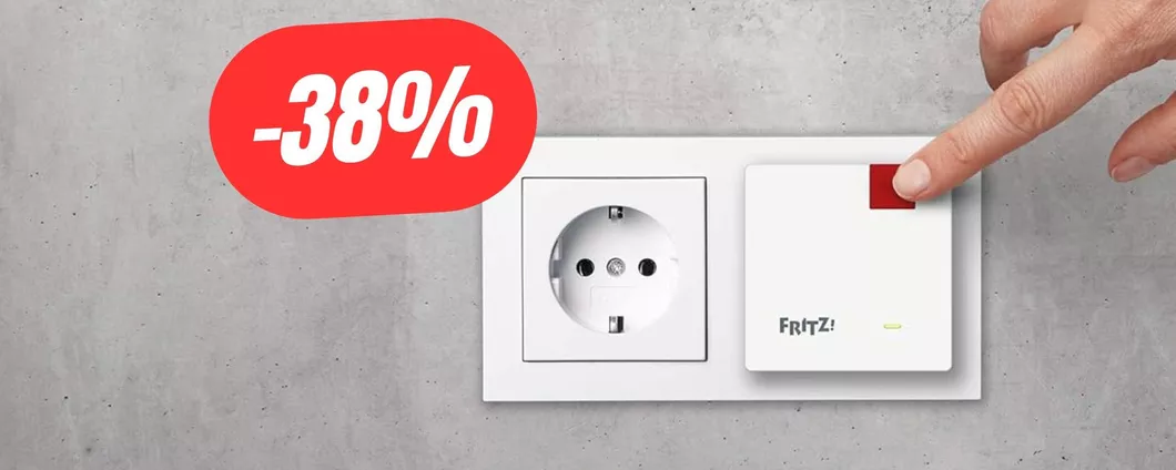 CROLLANO LE PARETI con il ripetitore WiFi AVM Fritz! e potenzia la tua rete ovunque (-38%)