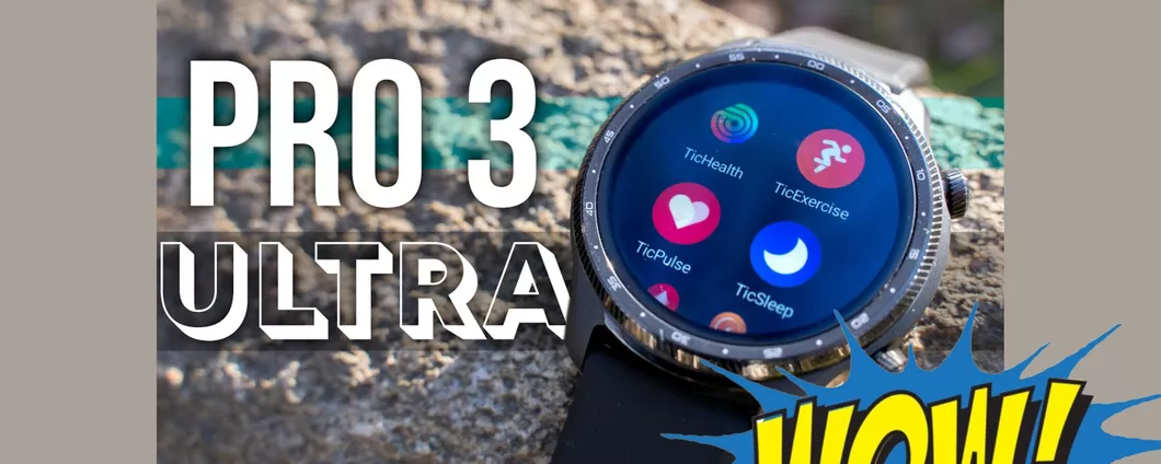 Ticwatch Pro 3 Ultra: lo smartwatch MULTIFUNZIONALE oggi a MINI PREZZO