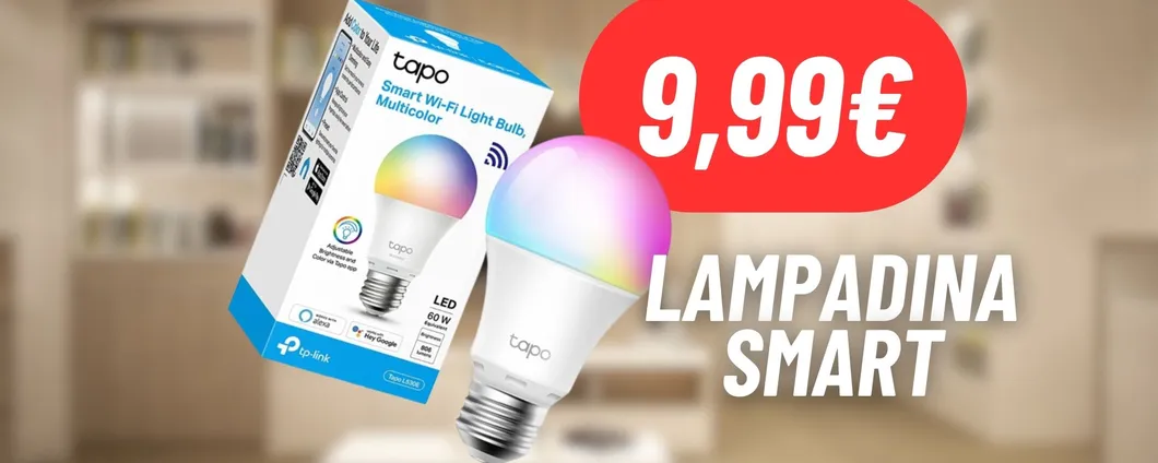 La tua casa diventa sempre più SMART con la Lampadina Intelligente di TP-Link a 9,99€