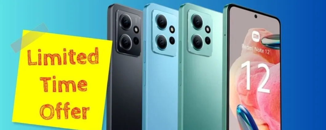 OGGI smartphone Redmi Note 12 ti costa 120euro IN MENO (43% di sconto)