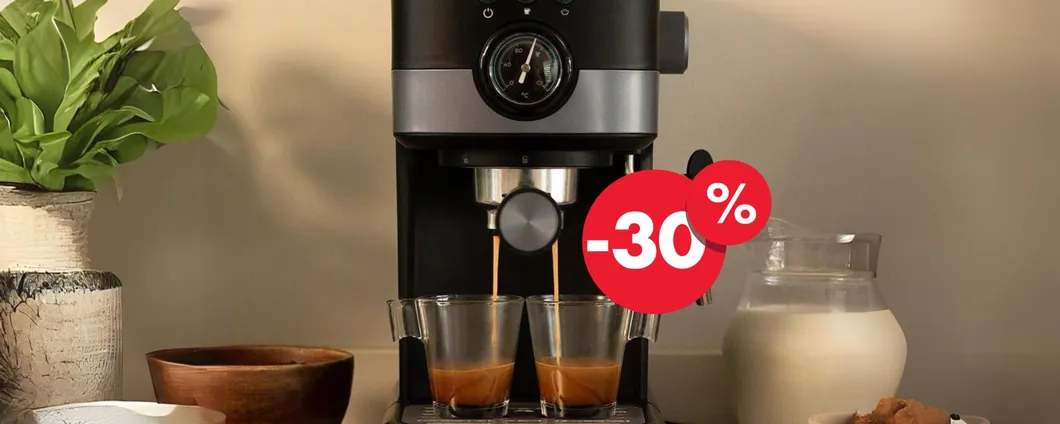 Espresso COME AL BAR con la doppia macchina x2 caffè a soli 57€ su Amazon!