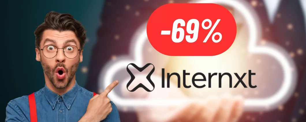 Internxt: storage cloud al 69% di sconto, OFFERTA PAZZESCA