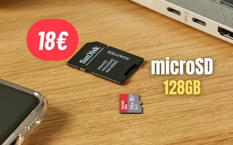 La microSD da128GB di SanDisk è in maxi sconto del 40%: AMAZON OUTLET