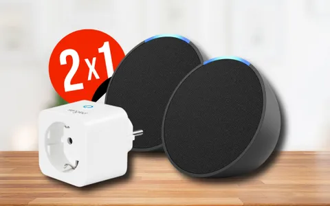 2 PEZZI ECHO POP con Smart Plug inclusa: Black Friday in ANTICIPO su Amazon
