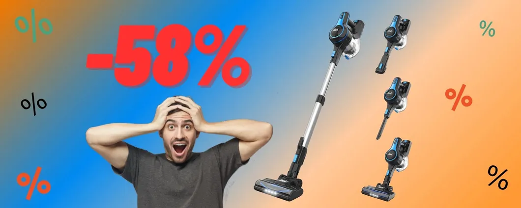 OFFERTA INCREDIBILE per l'aspirapolvere multiuso SENZA FILI