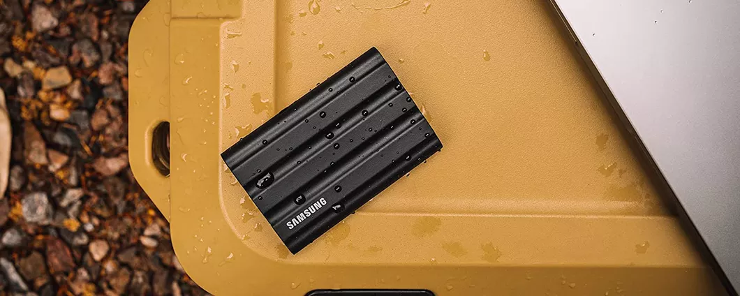 T7 Shield SSD da 1TB: prezzo in picchiata per l'hard disk super resistente