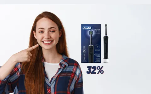 Denti bianchissimi con lo spazzolino elettrico Oral-B IN SCONTO su Amazon