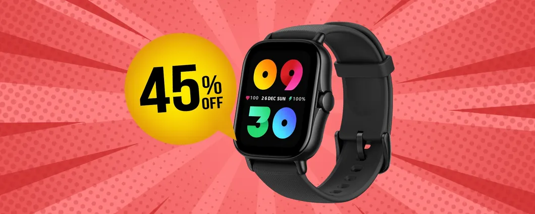 Amazfit GTS 2: chiamate, 90 modalità sportive e assistente vocale (59€)