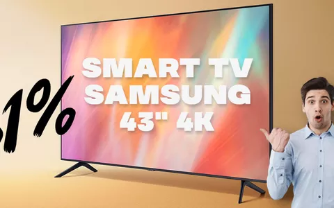 Samsung, il suo Smart TV 43