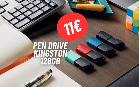 Pen Drive Kingston da 128GB in MAXI SCONTO su Amazon: ampio storage e velocità