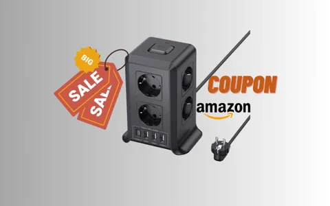 Mai più problemi di prese con la Ciabatta Multipresa: PREZZO STRACCIATO su Amazon!