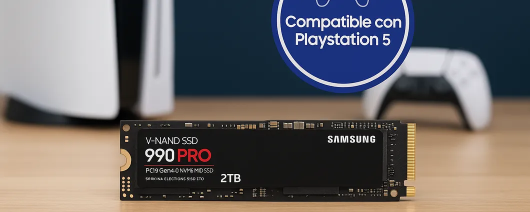 Samsung 990 PRO 2TB: crolla il prezzo, upgrade di storage di livello per PC e PS5 su Amazon