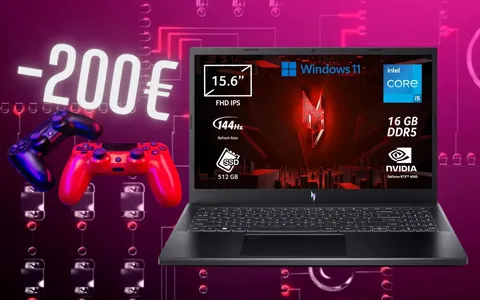 Acer Nitro V 15: notebook Gaming con RTX 4050 da 6GB ora a un super prezzo
