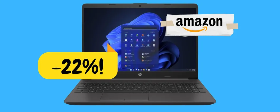 CALA A PICCO il prezzo del notebook HP: OFFERTA LAMPO su Amazon